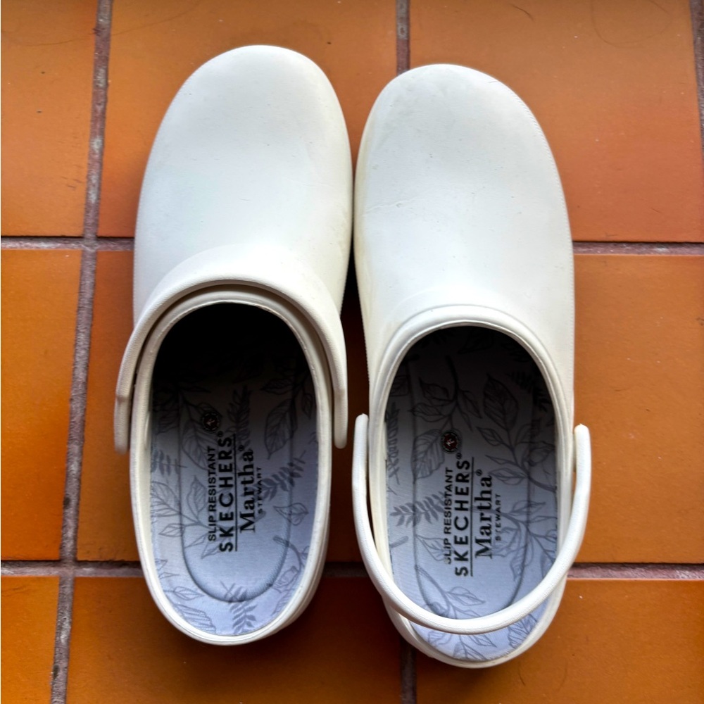 Skechers x Martha Stewart arch-fit gardening clogs